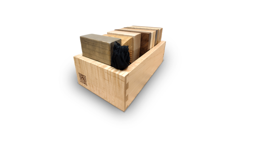 Timber Cladding Sample Boxes Created Hardwood Full Sample Kit