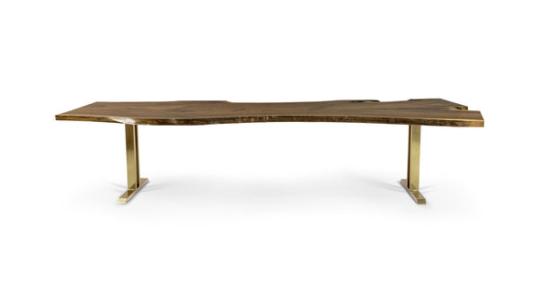 1039 Walnut Live Edge Table Table 132” x 42”