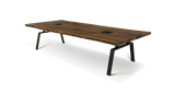 1034 Walnut Live Edge Conference Table 114" x 51"