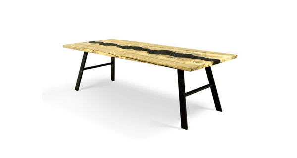 1149 Mappa Straight Edge River Table 96” x 40”