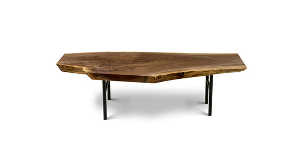 1068 Walnut Live Edge Coffee Table 60” x 34”