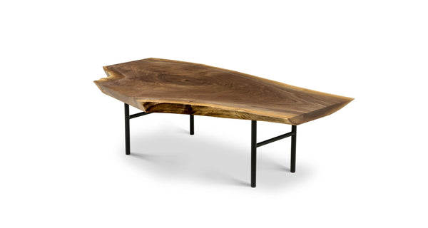 1068 Walnut Live Edge Coffee Table 60” x 34”