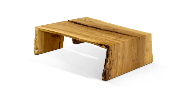 Custom Live Edge Waterfall Coffee Table