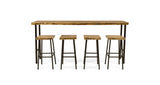 1046 Cherry Live Edge Bar Set 90" x 24"