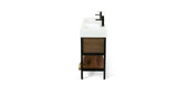 1097 Walnut Double Console Vanity 72" x 18"