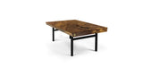 1076 Walnut Inverted Edge Coffee Table 32” x 20”