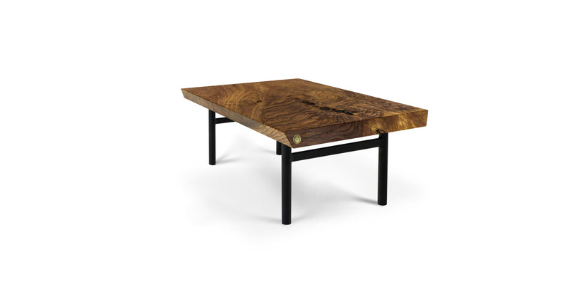 1076 Walnut Inverted Edge Coffee Table 32” x 20”