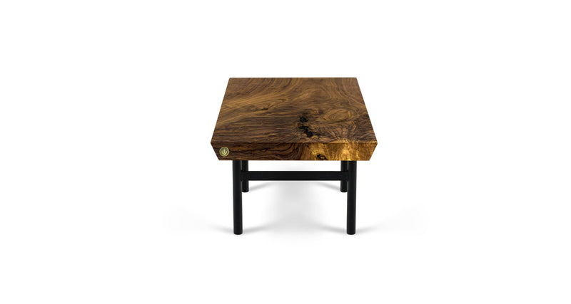 1076 Walnut Inverted Edge Coffee Table 32” x 20”