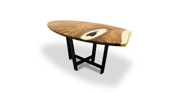 1165 Guanacaste Straight Edge Oval Dining Table 78” x 38”