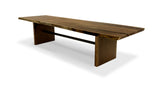 1044 Walnut Live Edge Table with Planar Bases 132" x 42"