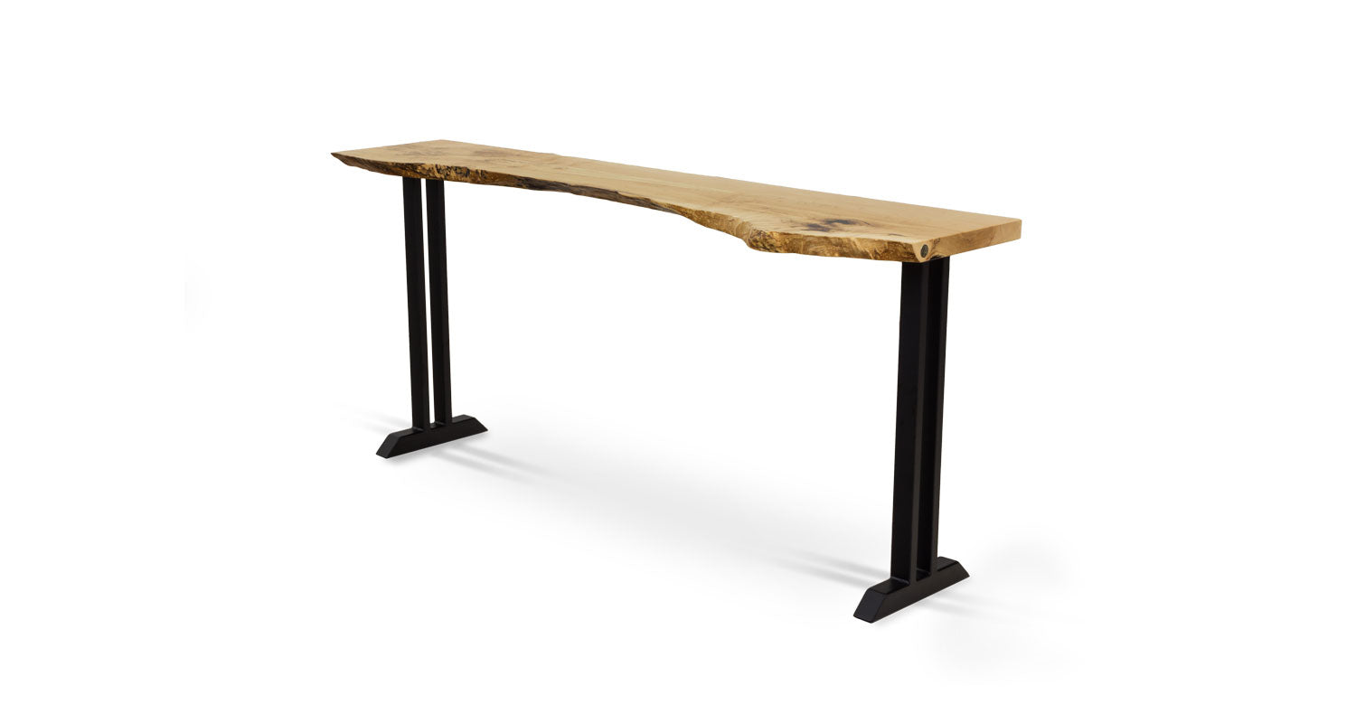 1060 Maple Live Edge Console Table 72” x 19” – Created Hardwood