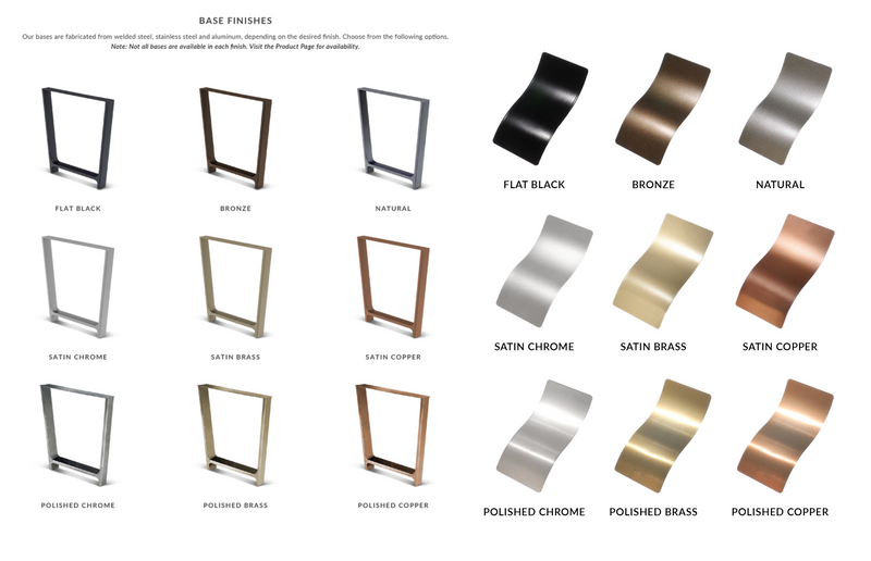 Commercial Chevrons Pedestal Base