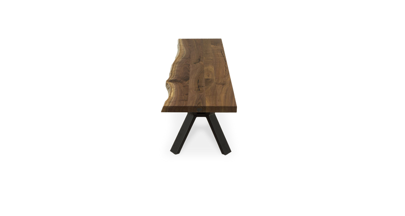 1128 Walnut Live Edge Bench 84" x 16"
