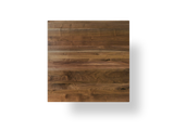 1004 Walnut Square Table with Cast Iron Base