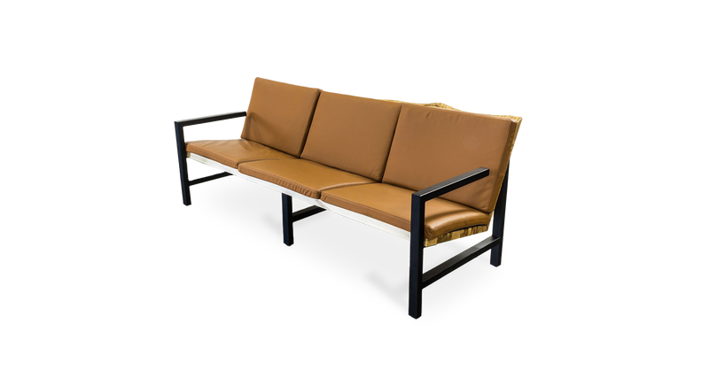 1159 Maple Live Edge Sofa with Cushions 84" x 32"