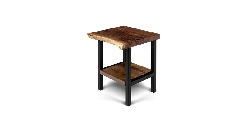 Small Live Edge Walnut Butcher Block