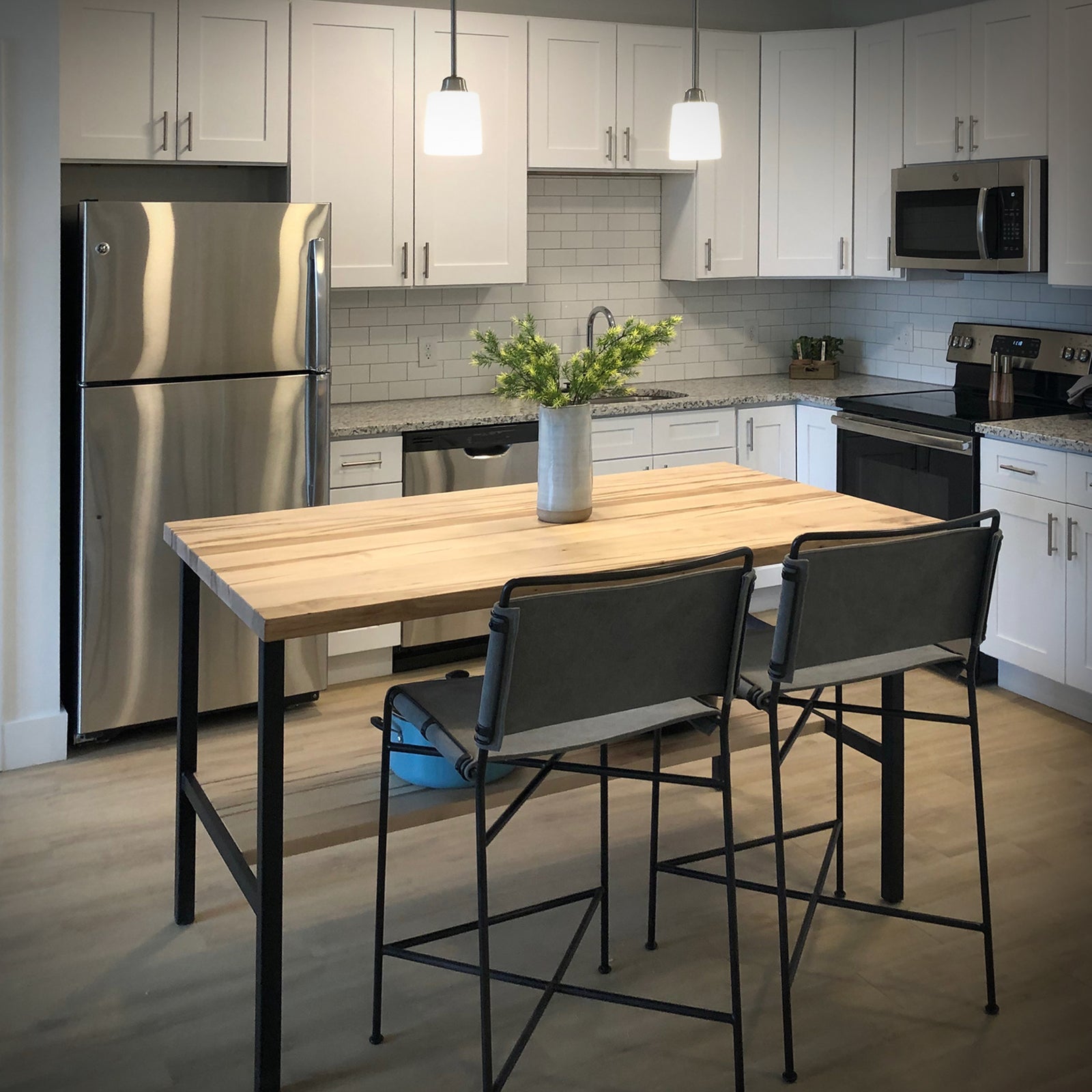 1158 Maple Live Edge Kitchen Island 72