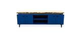 1105 Mappa Live Edge Floating Top Credenza 84" x 20"