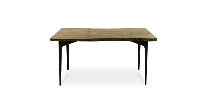 1140 Ebonized Maple Live Edge Table 60" x 36"