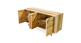 1111 Maple Straight Edge Solid Face Credenza 60" x 18"