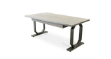 1125 Whitewashed Live Edge Oak Desk 72" x 35"