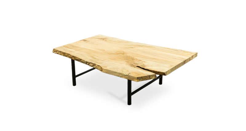 1078 Maple Live Edge Coffee Table 54" x 36"