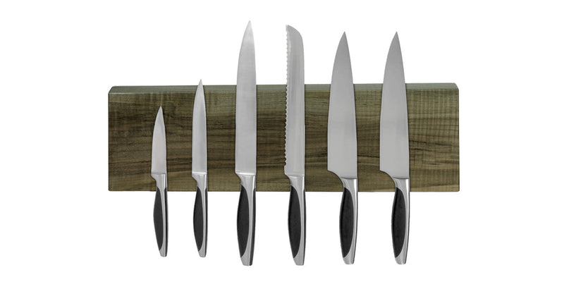 Straight Edge Ebonized Knife Board – Created Hardwood