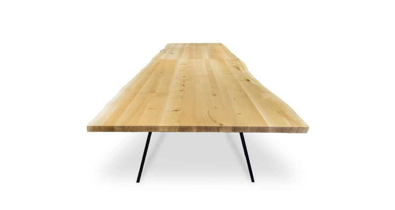 1023 Oak Live Edge Conference Table 240" x 54"
