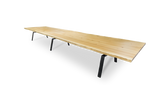 1023 Oak Live Edge Conference Table 240" x 54"