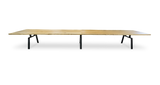 1023 Oak Live Edge Conference Table 240" x 54"