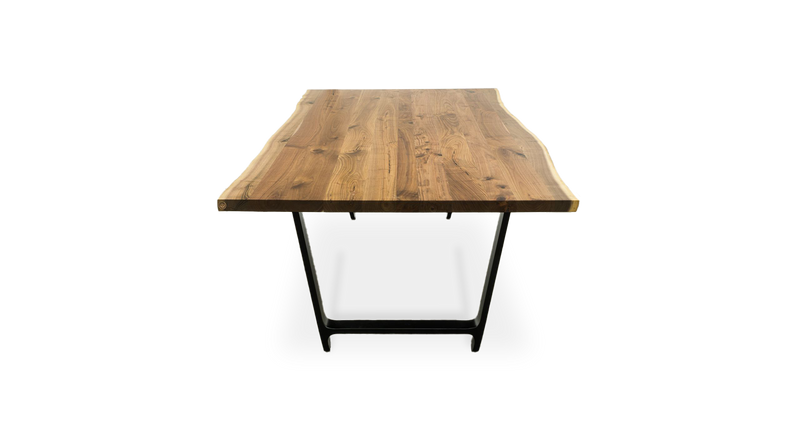 1028 Walnut Live Edge Conference Table 96" x 46"