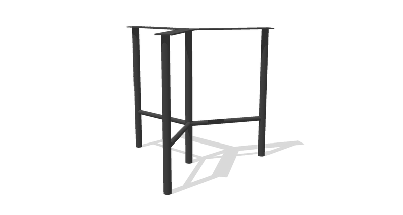 Round Ladder 3-Leg Pedestal Base