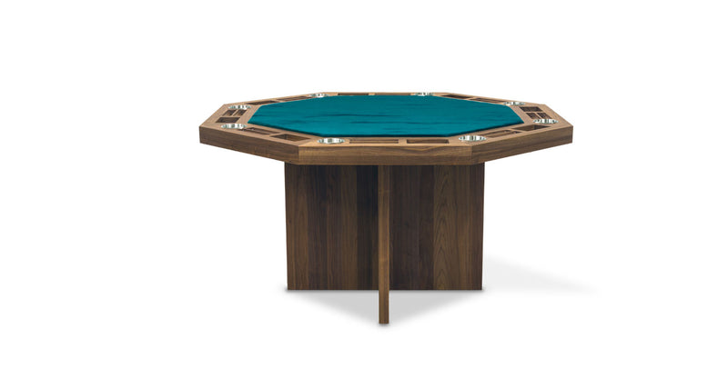 1163 Created Hardwood Poker Table