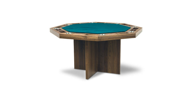 1163 Created Hardwood Poker Table