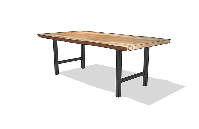 Square Ladder Table Base