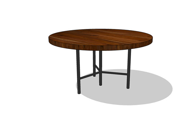 Round Ladder 3-Leg Pedestal Base
