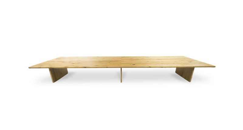 1025 Oak Straight Edge Conference Table 240" x 60"