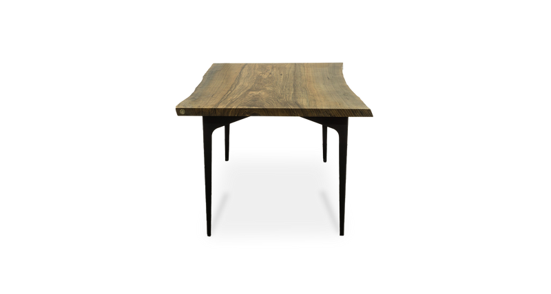 1140 Ebonized Maple Live Edge Table 60" x 36"