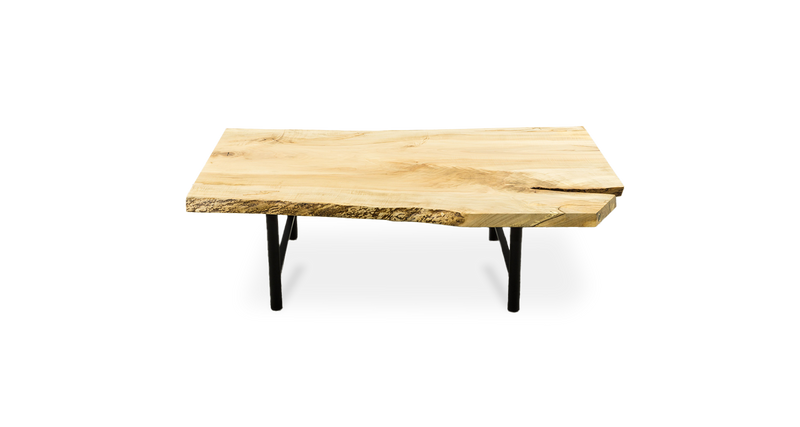 1078 Maple Live Edge Coffee Table 54" x 36"