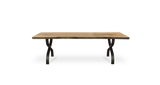 1175 Walnut Live Edge Bookmatch Table 96" x 38"
