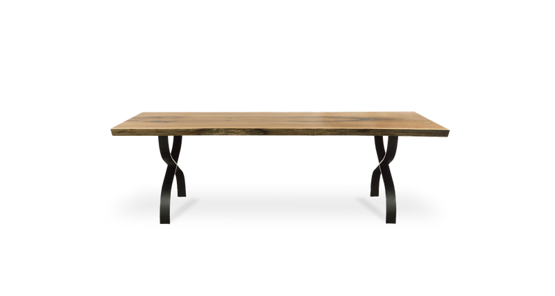 1175 Walnut Live Edge Bookmatch Table 96" x 38"