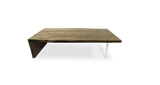 1071 Ebonized Maple Live Edge Coffee Table 70" x 40"