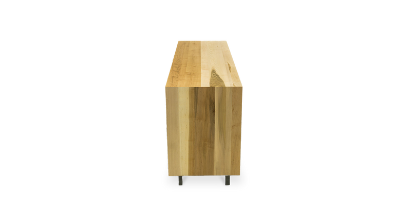 1111 Maple Straight Edge Solid Face Credenza 60" x 18"