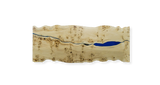 1031 Aquaeous Mappa Burl Conference Table 115" x 44"