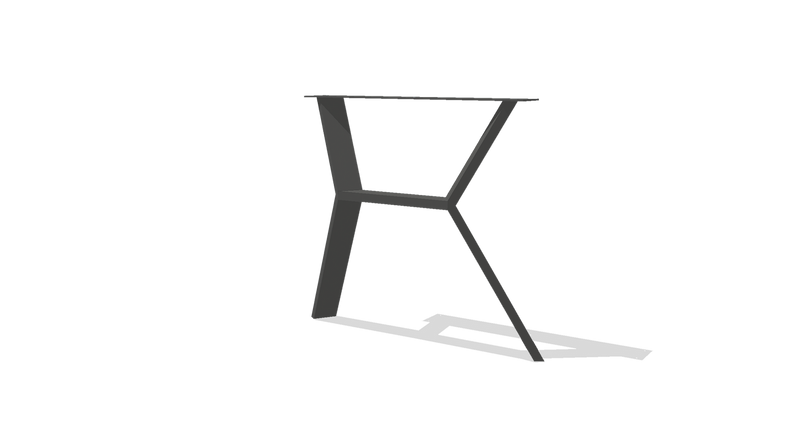 Commercial Chevron Table Base