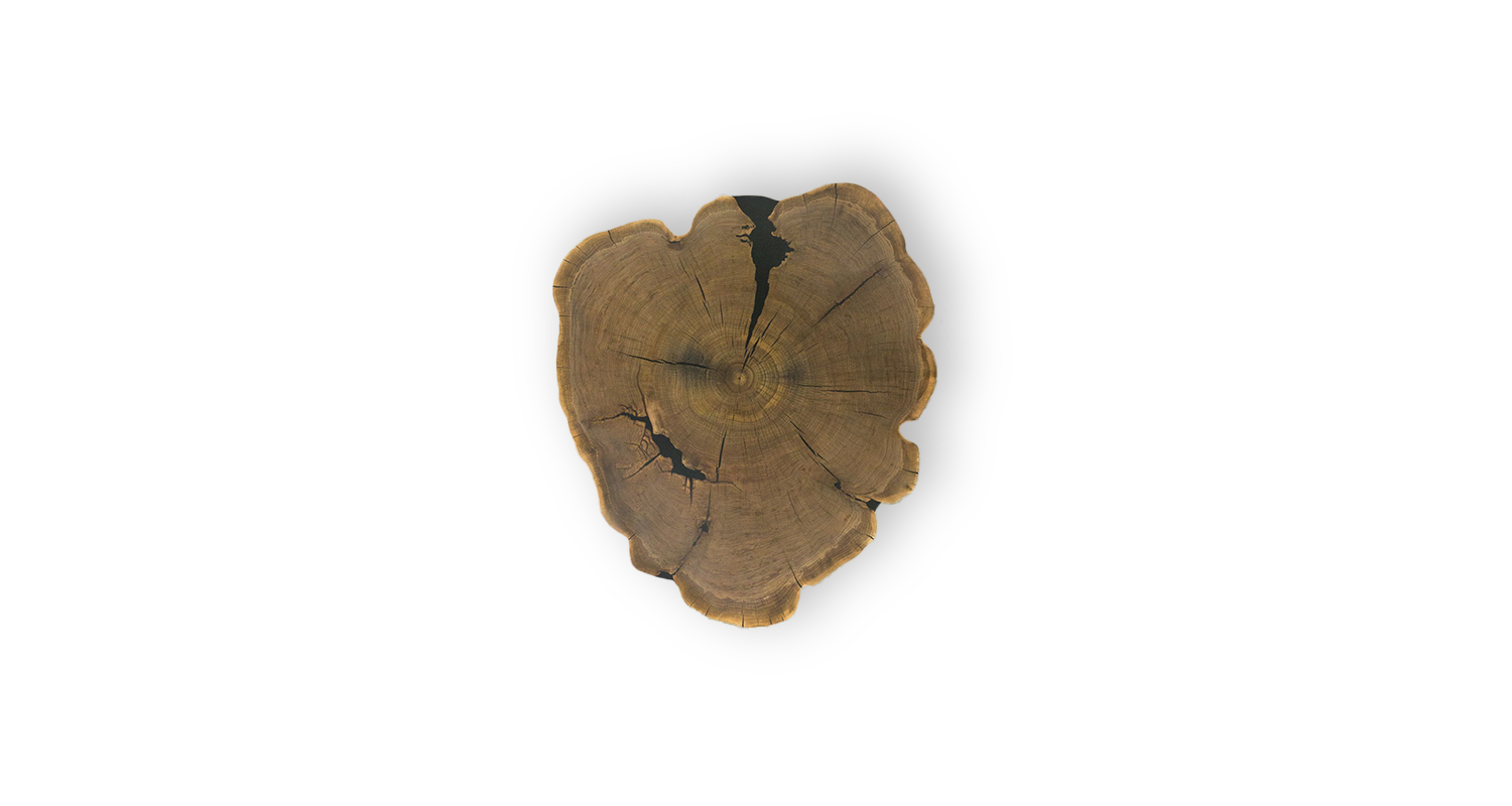 1010 Walnut Live Edge Round Table 49-60