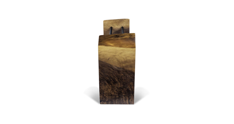 Walnut Live Edge 3-Bottle Wine Holder