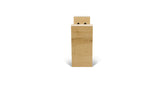 Oak Straight Edge 3-Bottle Wine Holder